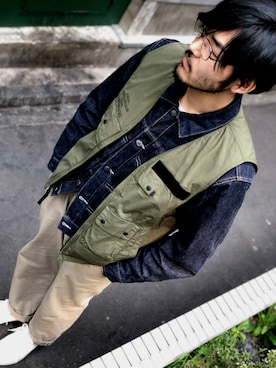 奥野翼さん（メンズ・180cm）の春コーディネート