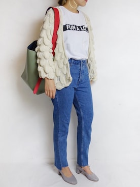 「アイテム（ピアス（両耳用））」を使った、ASATOさん（レディース・160cm・30代）の冬コーディネート