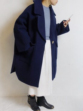 「アイテム（ピアス（両耳用））」を使った、ASATOさん（レディース・160cm・30代）の冬コーディネート