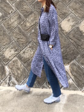 「ガラワンピース」｜ASATOさん（レディース・160cm）の春コーディネート