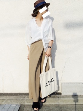 ASATOさん（レディース・160cm）の夏コーディネート