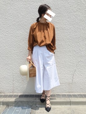 「アイテム（ピアス（両耳用））」を使った、ASATOさん（レディース・160cm・30代）の夏コーディネート