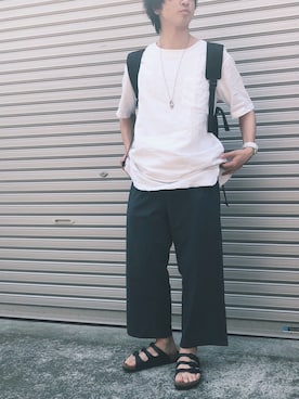 「SHIPS Days（シップスデイズ）のアイテム」を使った、unakichiさん（メンズ・168cm）の夏コーディネート