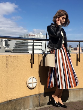 「MuseR（ミュザー）のアイテム」を使った、AI MIKIさん（レディース・169cm）の春コーディネート