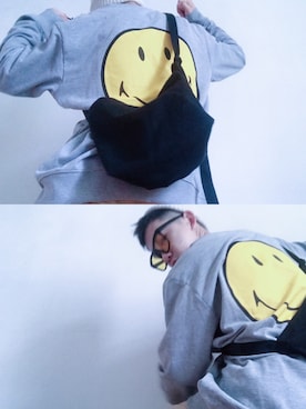 「PULL&BEAR（プルアンドベア）のアイテム（パーカー）」を使った、阿业sirさん（メンズ・170cm）の秋コーディネート