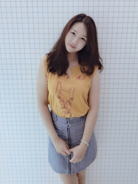 一一是苗条美喵さんのコーディネート