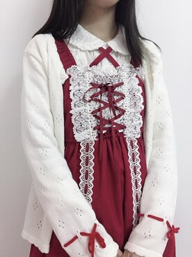 「BABY, THE STARS SHINE BRIGHT」｜「アイテム（ワンピース/ドレス）」を使った、loloka1128さん（レディース・155cm）の春コーディネート
