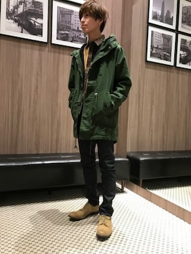 「GGD（ジージーディー）のアイテム（パンツ）」を使った、(　ﾟдﾟ)ｸﾜｯPさん（メンズ・169cm）の秋コーディネート