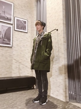 「HVC」｜(　ﾟдﾟ)ｸﾜｯPさん（メンズ・171cm）の秋コーディネート