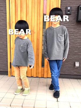 「BREEZE（ブリーズ）のアイテム（スニーカー）」を使った、BEARさん（メンズ・175cm）の春コーディネート