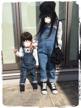 「INGNI first（INGNI first）のアイテム」を使った、yu-soさん（キッズ・129cm）の春コーディネート