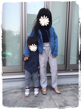 yu-soさん（キッズ・129cm）の春コーディネート