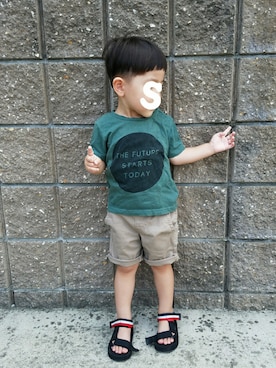 yu-soさん（キッズ・129cm）の夏コーディネート