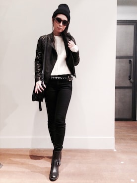 Mayu (ALLSAINTS)さん(レディース・167cm)の冬コーディネート
