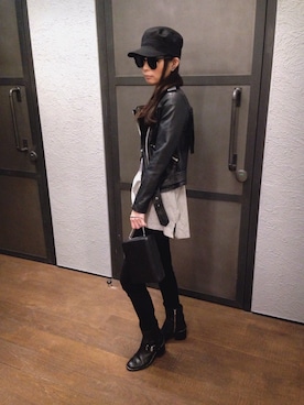 「ALLSAINTS（オールセインツ）のアイテム（財布/小物）」を使った、Mayu (ALLSAINTS)さん（レディース・167cm）の春コーディネート