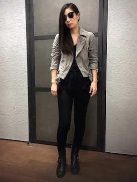 「ALLSAINTS（オールセインツ）のアイテム」を使った、Mayu (ALLSAINTS)さん（レディース・167cm）の夏コーディネート