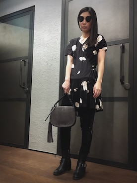 Mayu (ALLSAINTS)さん（レディース・167cm）の冬コーディネート