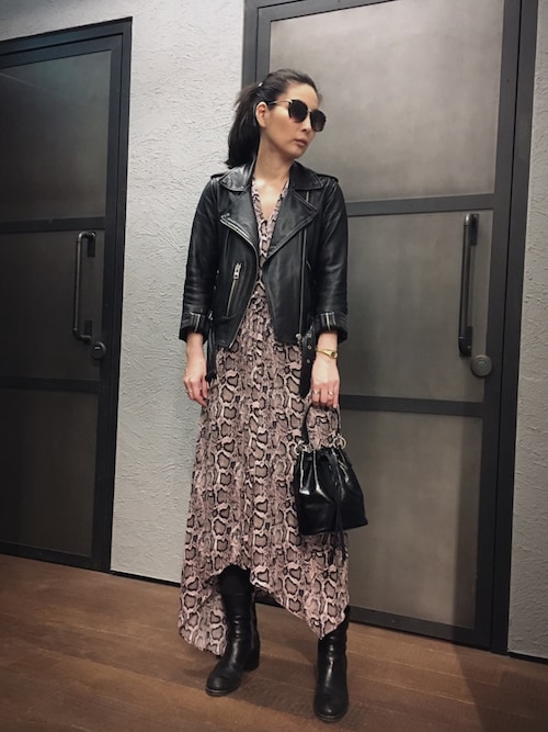 ALLSAINTS レザーバイカー ジャケット ALLSAINTS（オールセインツ） レザージャケット ライダース BALFERN