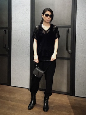 「ALLSAINTS（オールセインツ）のアイテム」を使った、Mayu (ALLSAINTS)さん（レディース・168cm）の夏コーディネート
