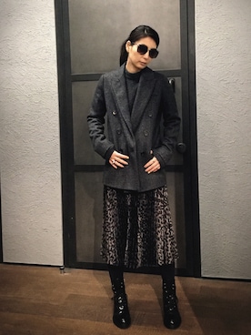 Mayu (ALLSAINTS)さん（レディース・167cm）の秋コーディネート