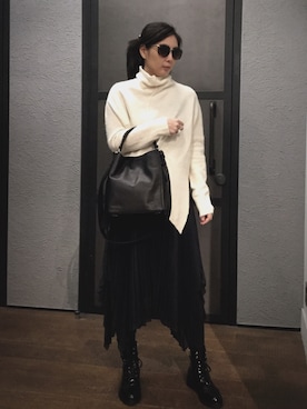Mayu (ALLSAINTS)さん（レディース・167cm）の秋コーディネート