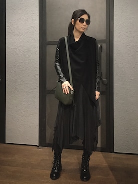 Mayu (ALLSAINTS)さん（レディース・167cm）の秋コーディネート