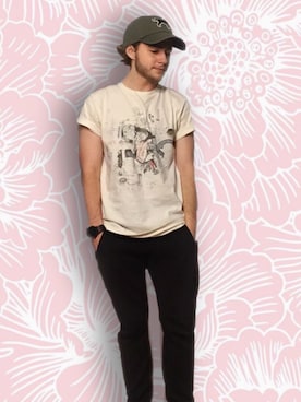 「H&M（エイチ・アンド・エム）のアイテム（腕時計）」を使った、davidさん（メンズ・155cm）の夏コーディネート