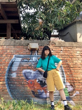 陳浿邗さん（レディース・159cm）の春コーディネート