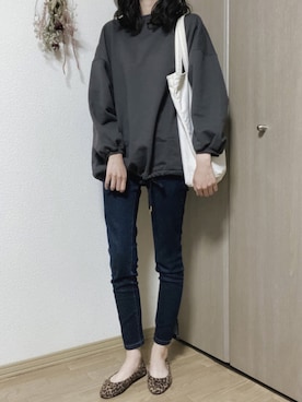 「MEDE19F（メデジュウキュウ）のアイテム（スウェット）」を使った、umeさん（レディース・170cm）の秋コーディネート