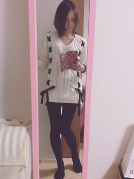 「MA*RS（アメーバーマーズ）のアイテム（ワンピース/ドレス）」を使った、𝕸𝕬𝖄𝖀さん（レディース・170cm）の冬コーディネート