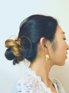 「flua（フルア）のアイテム」を使った、flua vintageさん（レディース・152cm）の夏コーディネート