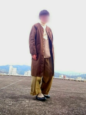 「SCYE BASICS（サイベーシックス）のアイテム（ジャケット/アウター）」を使った、mutchanさん（メンズ・166cm）の春コーディネート
