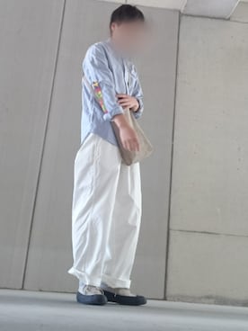 「MASTER&Co（マスターアンドコー）のアイテム（パンツ）」を使った、mutchanさん（メンズ・166cm）の春コーディネート