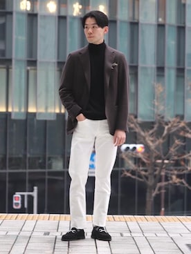 「SIVIGLIA（シビリア）のアイテム」を使った、Garthuさん（メンズ・174cm）の冬コーディネート