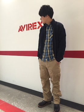 muneさん（メンズ・180cm）の冬コーディネート