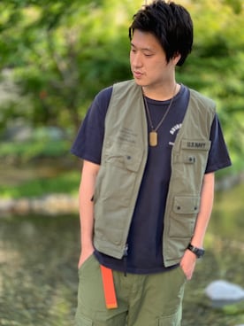 muneさん（メンズ・180cm）の夏コーディネート