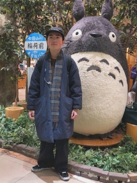 「FREAK'S STORE（フリークスストア）のアイテム（オールインワン・サロペット）」を使った、SANNPEIさん（メンズ・160cm）の冬コーディネート