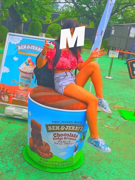 「アイテム（バッグ）」を使った、みえさん（レディース・145cm・10代）の夏コーディネート