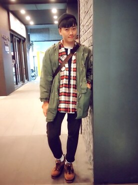 「jump（ジャンプ）のアイテム」を使った、7pupuyaさん（メンズ・175cm）の冬コーディネート