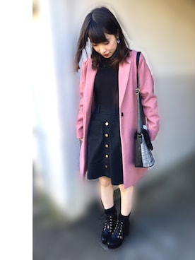 「アイテム（ピアス（両耳用））」を使った、あっすんさん（レディース・152cm・20代）の秋コーディネート