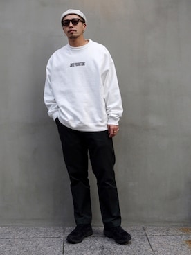 「COOTIE PRODUCTIONS（クーティープロダクションズ）のアイテム」を使った、koken  Miyoshi さん（メンズ・170cm）の冬コーディネート