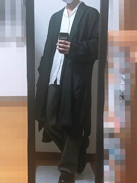 「THEE（シー）のアイテム（トレンチコート）」を使った、yさん（メンズ・171cm）の春コーディネート