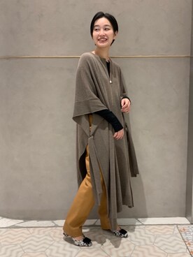 市川 瑠依子さん（レディース・163cm）の秋コーディネート