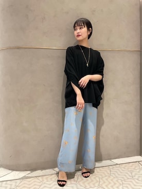 市川 瑠依子さん(レディース・163cm)の冬コーディネート