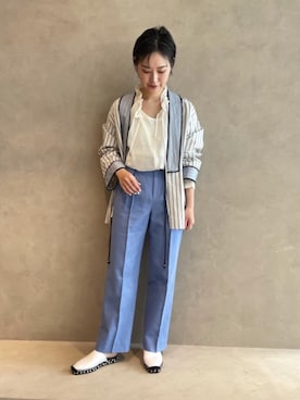 市川 瑠依子さん（レディース・163cm）の春コーディネート