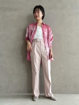 市川 瑠依子さん（レディース・163cm）の春コーディネート