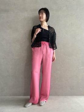 市川 瑠依子さん(レディース・163cm)の春コーディネート