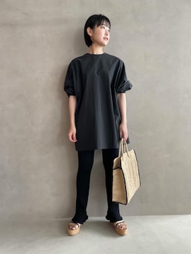 市川 瑠依子さん（レディース・163cm）の春コーディネート