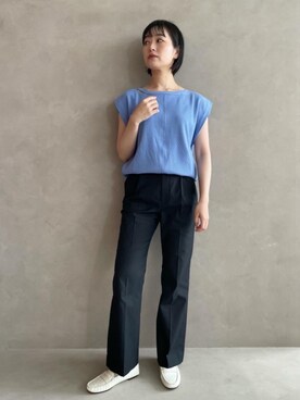 市川 瑠依子さん（レディース・163cm）の春コーディネート