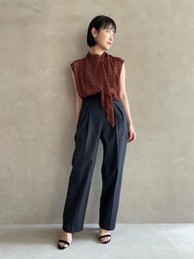 市川 瑠依子さん（レディース・163cm）の夏コーディネート